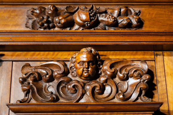 Armoire alsacienne XVII ème à 11 colonnes – Image 2