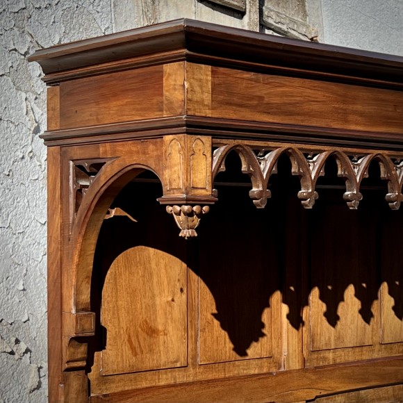 Chayère Banc Coffre Néogothique – Image 3