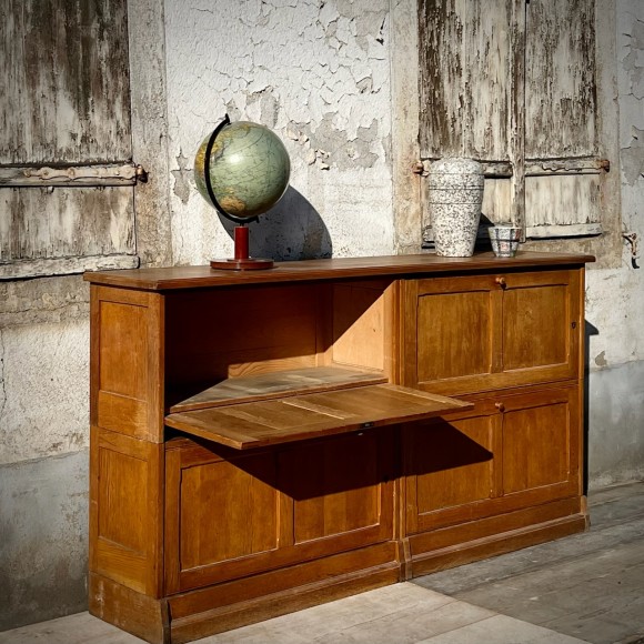 Meuble Bureau D’usine 4 Abattants Vers 1920 – Image 2