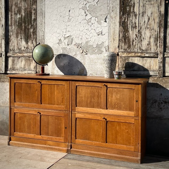 Meuble Bureau D’usine 4 Abattants Vers 1920 – Image 4