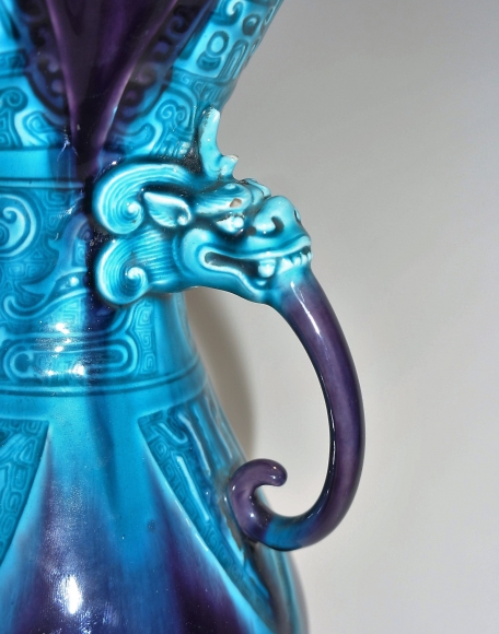 VASE AUBERGINE SIGNE Th. DECK – Image 3