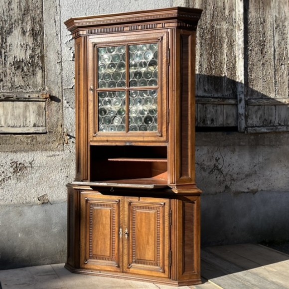 Encoignure alsacienne Louis XVI Noyer – Image 5