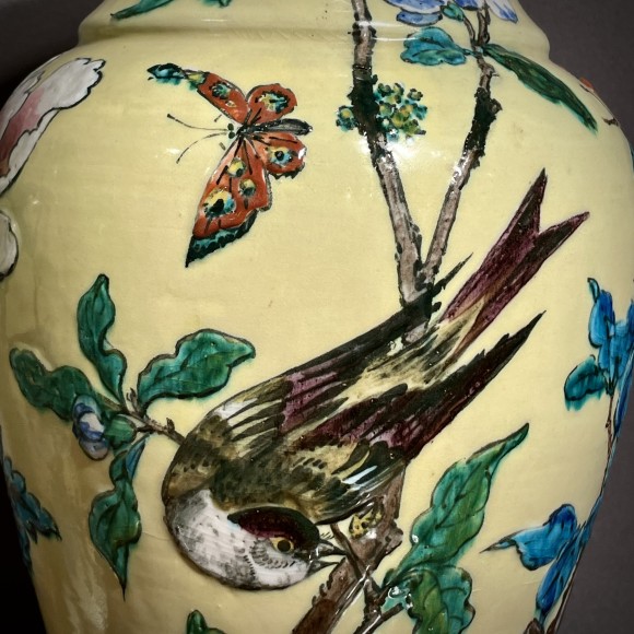 Paire grands vases signés Théodore Deck (1823-1891 – Image 2