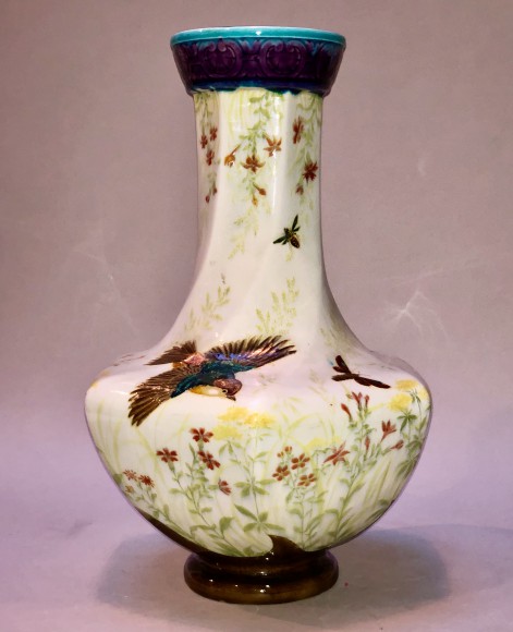 Vase torsadé Théodore Deck