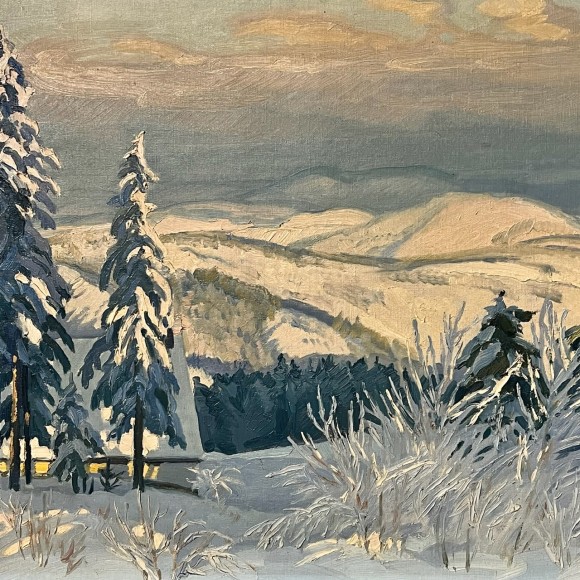 Paysage Vosges sous la neige par Kammerer