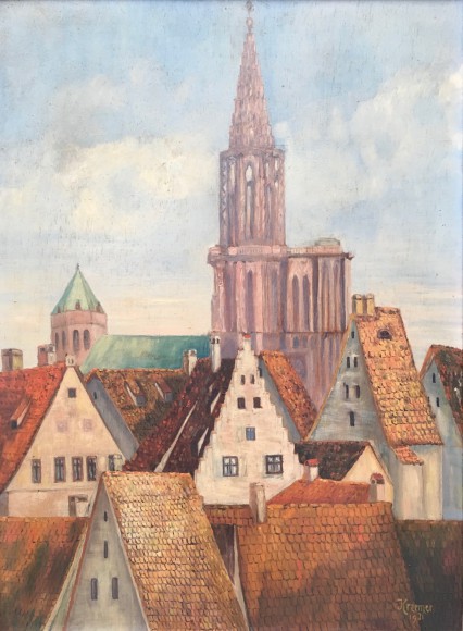 La Cathédrale et les toits de Strasbourg