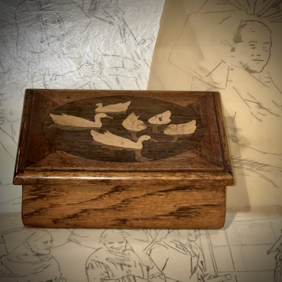 Coffret C. Spindler marqueterie aux canards – Image 2