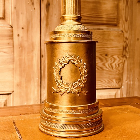 Lampe De Bureau Style Néoclassique Bronze – Image 2