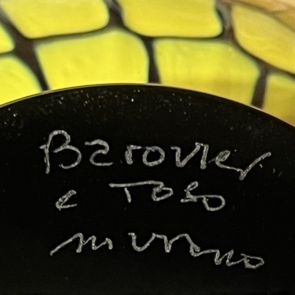 Coupe Murano signée Barovier & Toso vers 1970 – Image 3