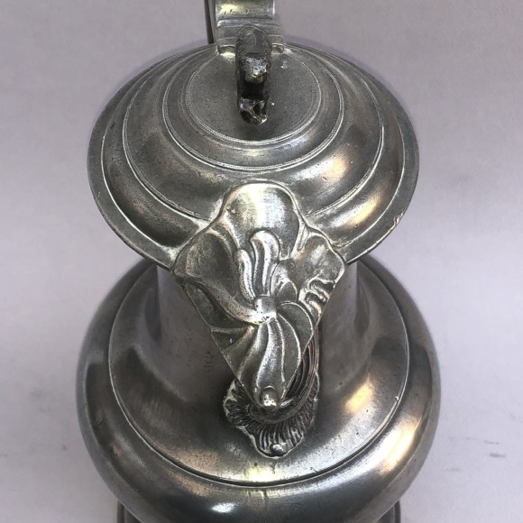 Pichet rocaille étain XVIII ème – Image 6