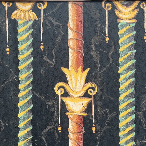 Paravent 4 vantaux vintage années 1960 – Image 3