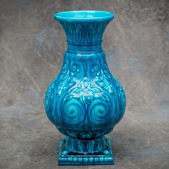 VASE BLEU THEODORE DECK (1823-1891)