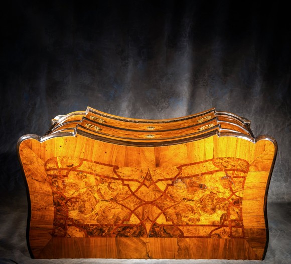 Commode Marquetée de noyer 18 ème – Image 3