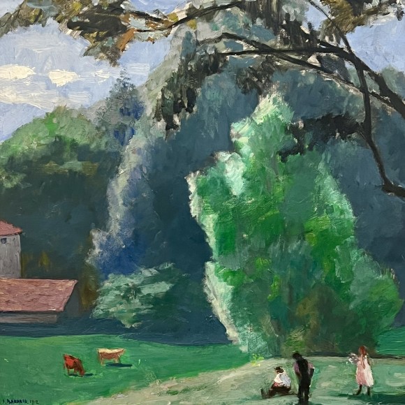 Jules Flandrin Paysage Du Dauphiné Importante hui