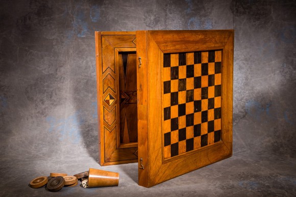 JEU DE JACQUET ET D'ECHEC NOYER & FRUITIER – Image 2