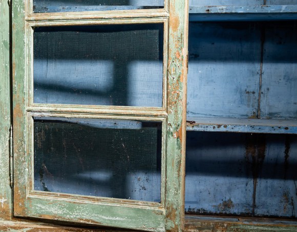 buffet vaisselier sapin patine peinture usée et g – Image 3