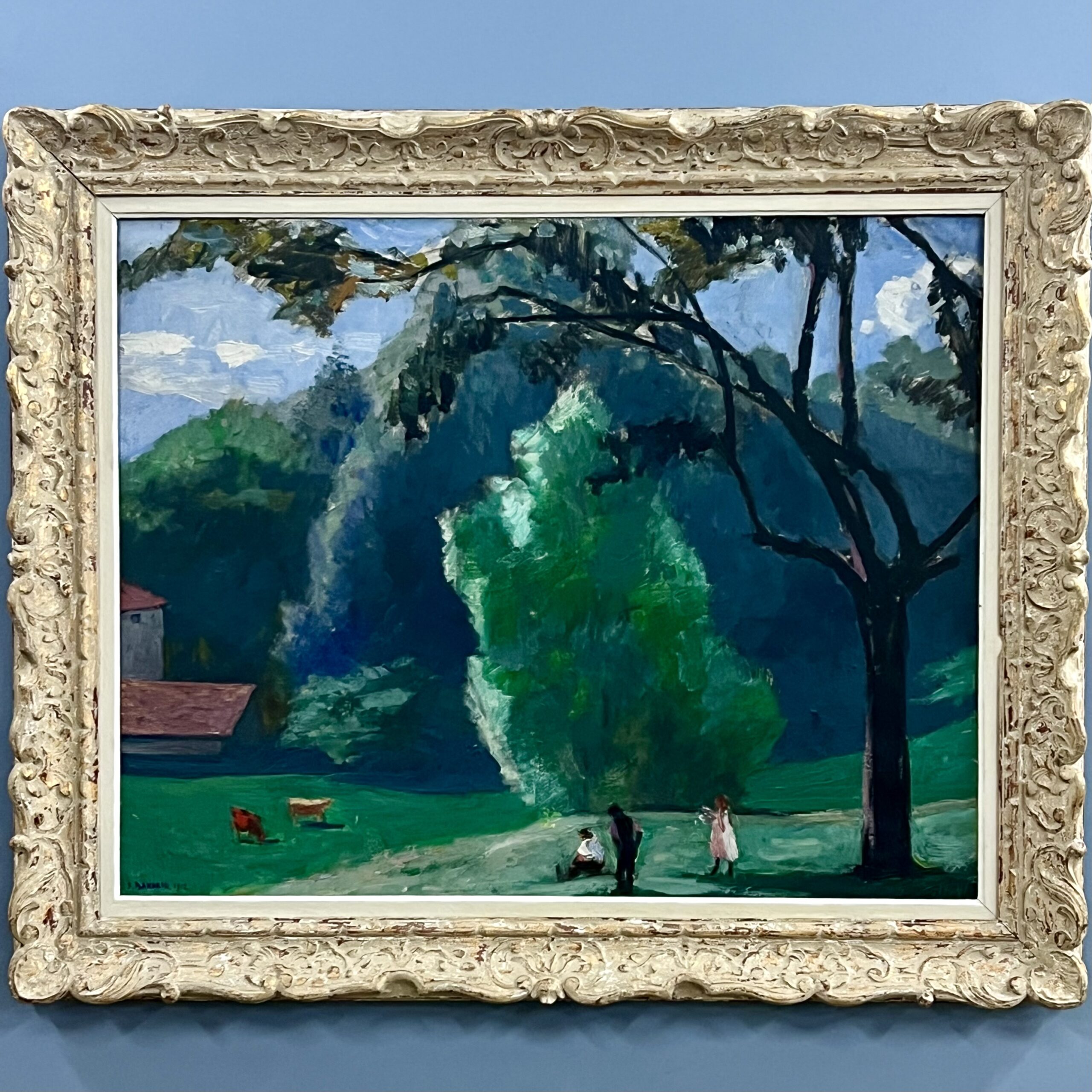 Jules Flandrin Paysage du Dauphiné daté 1912 – Image 2